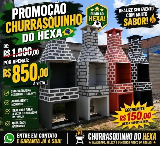 Churrasqueira Pré Moldada 