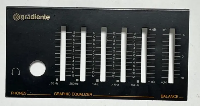 Gradiente System Energy A-175 - Capa Potenciometros Deslizantes