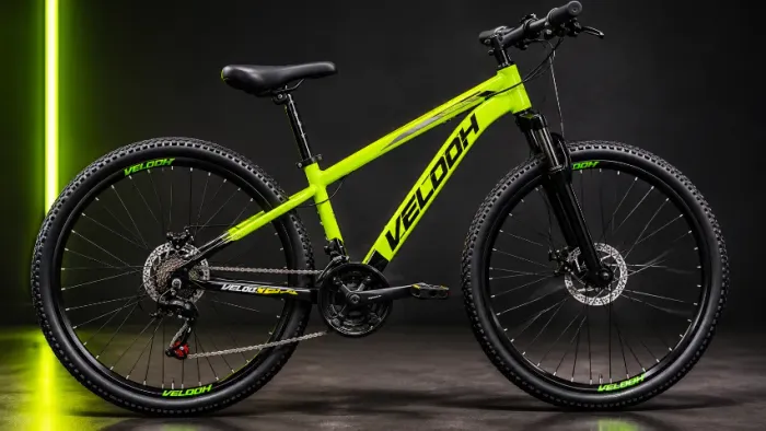 Bicicleta Velooh MTB Aro 29 - 21 Marchas, Freio a Disco e Suspensão