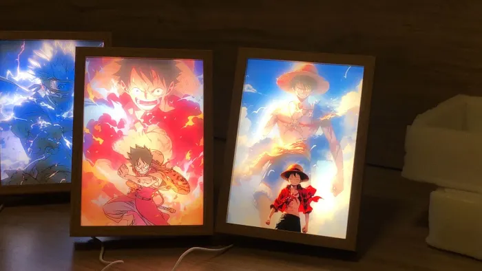 Luminárias de Anime / One Piece e Naruto / Envio Rápido Correios