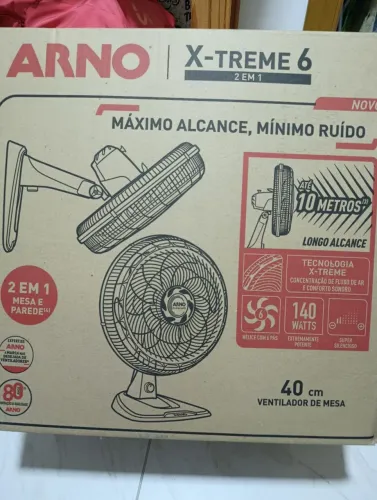 Vendo ventilador na caixa, 2 em 1