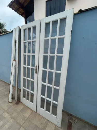 Porta colonial 2 folhas