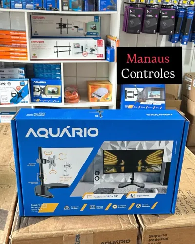 Suporte de Monitor " 13 até 32 " com Base removível + Ajuste de Altura