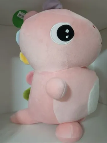 Dinossauro de Pelúcia Rosa