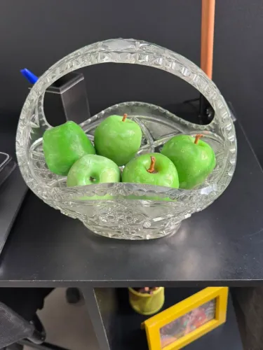 Fruteira de cristal