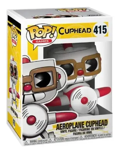 Funko Pop! Games Cuphead Aeroplane Cuphead 415