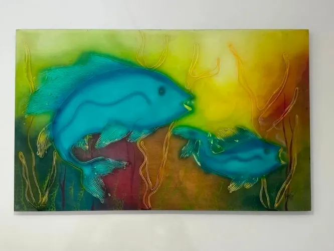 Quadros grande peixe