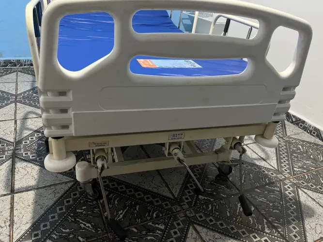 Cama Hospitalar 3 função com colchão