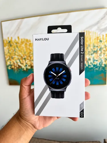 SMARTWATCH HAYLOU SOLAR LITE 2 AMOLED 1,43? - NOVO | ATENDE CHAMADAS + 150 MODOS ESPORTIVO