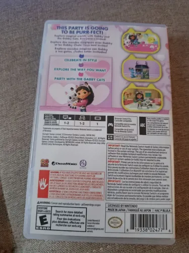 Jogo Nintendo SWITCH casa da gabby