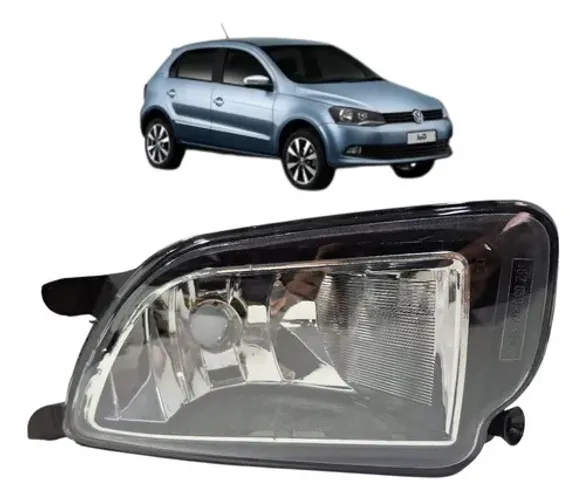 Farol De Milha Direito Gol G6 2013 2014 2015 2016  Transparente