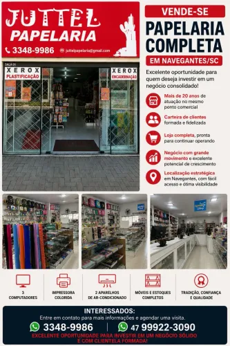 Vendo papelaria completa