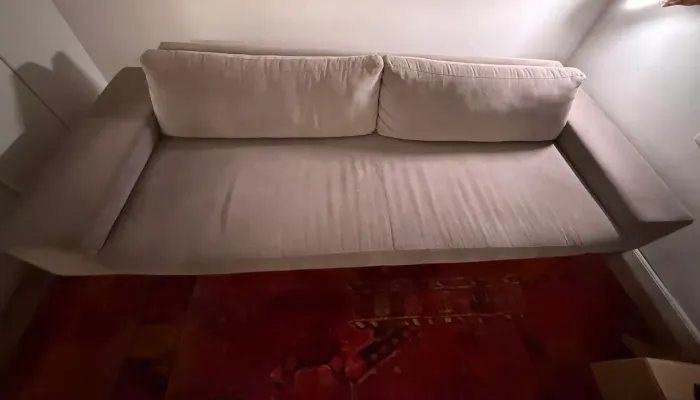 Sofá Fixo 4 lugares em Suede