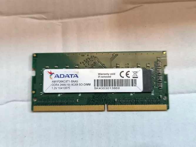 Memória RAM DDR4 8GB 2666MHz ADATA Para Notebook