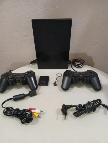 Playstation 2 completo com 2 controles
