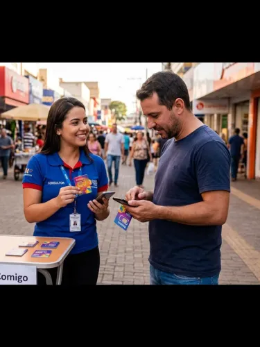 Oportunidade: Vendedores para Chips Telecom e Cadastro de Energia.