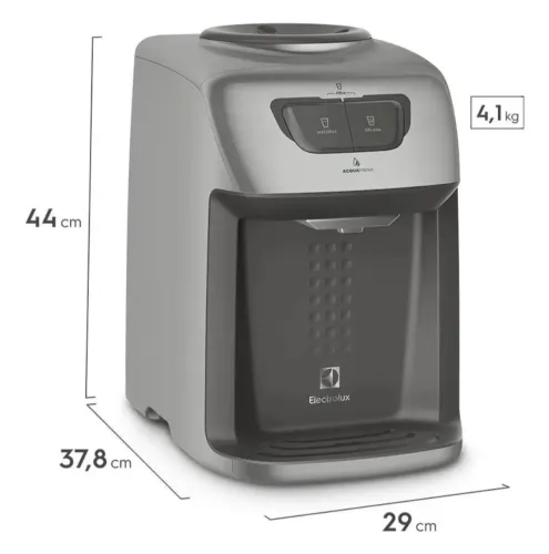 Bebedouro De Água Electrolux Prata Com Refrigeração Eletrônica (BE11X) Bivolt