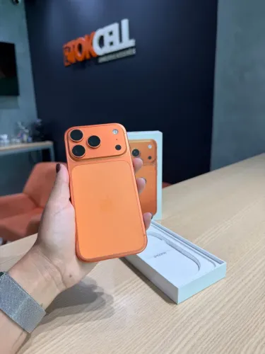 Iphone 17 Pro 256GB Laranja Seminovo Garantia Apple Fev 2027 Completo