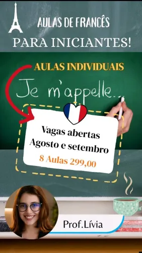 Aulas de francês!