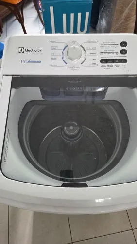 Máquina de Lavar Electrolux 14kg Branca com Cesto Inox 220V (LED14)