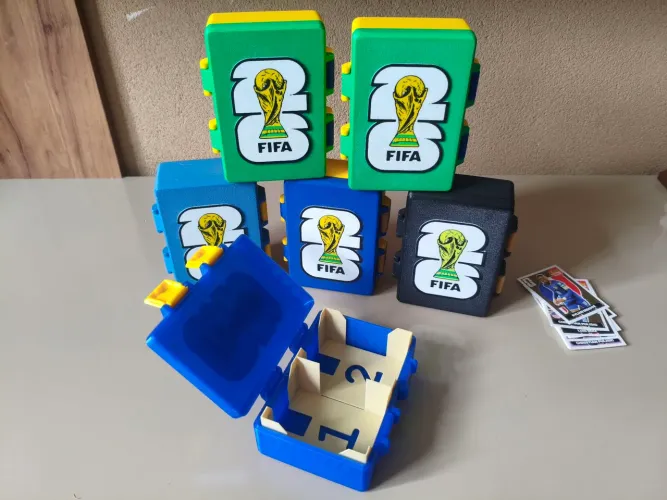 Porta figurinhas da copa