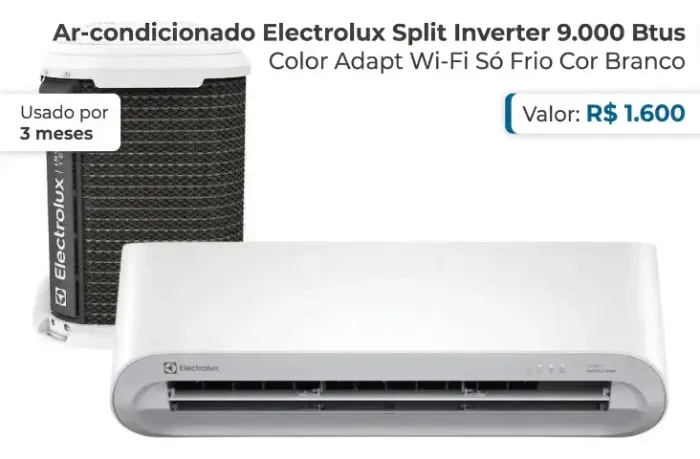 Ar-condicionado 9.000 btus