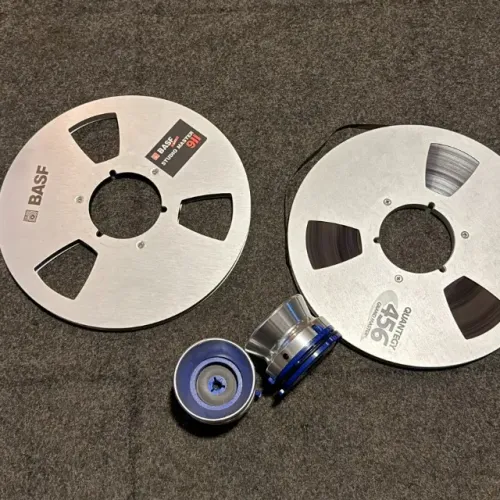 PAR DE NABS E CARRETEIS DE 10.5'' REEL TO REEL