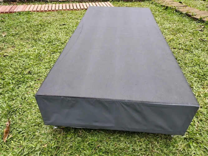 Com entrega base box solteiro 