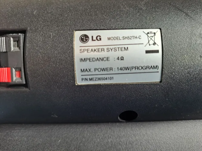 Speaker LG home theater