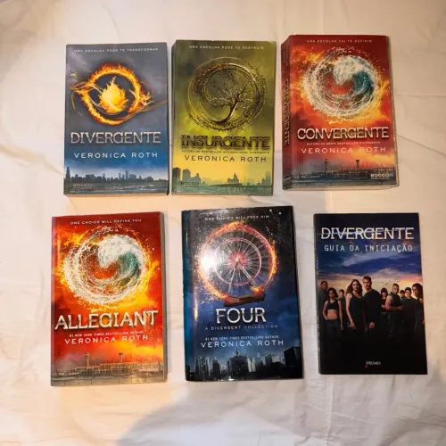 Divergente completo 1 ao 4 + brinde