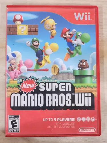 New Super Mario Bros.Wii disco original swminovo de Nintendo wii