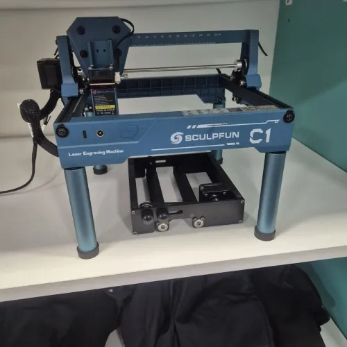 Mini Gravadora a Laser Sculpfun C1 com Eixo Rotativo RA Mini