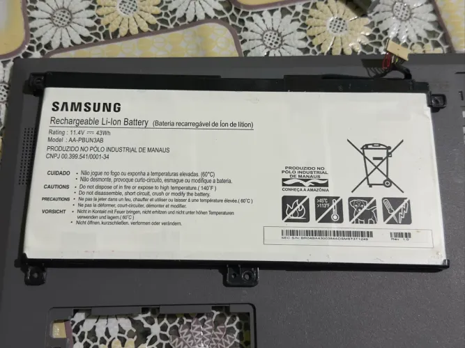Bateria Samsung Notebook