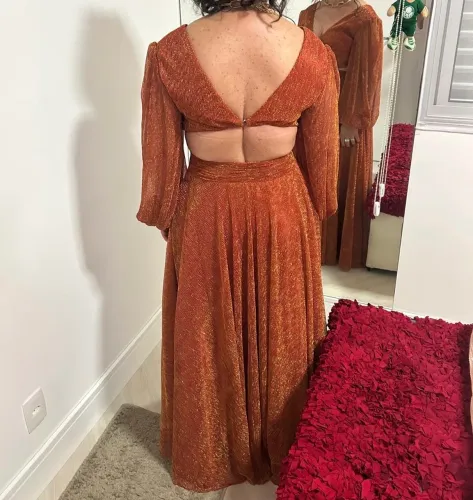 vestido longo de festa 
