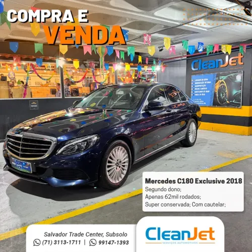 Mercedes-Benz C-180 CGI Exc. 1.6/1.6 Flex TB 16V Aut. 2018