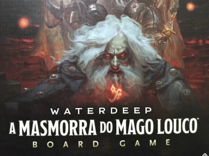 Boardgame d&d masmorra mago louco