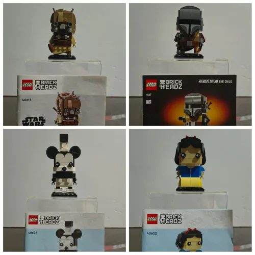 LOTE 17 BRICKHEADZ (SOMENTE O LOTE!) ORIGINAIS LEGO