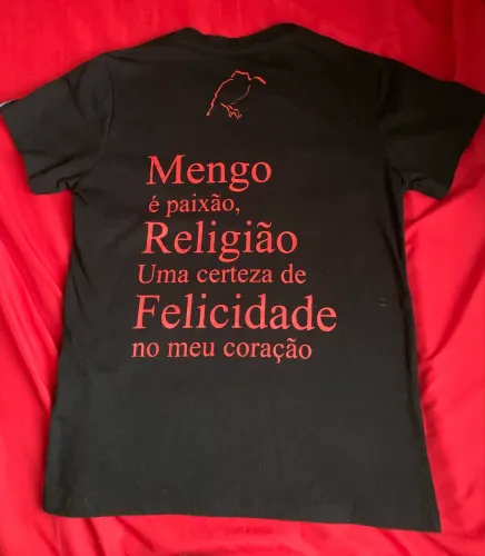 Camiseta Infantil\Juvenil Flamengo Tricampeão Libertadores (81/19/22) - Tam 12 Anos