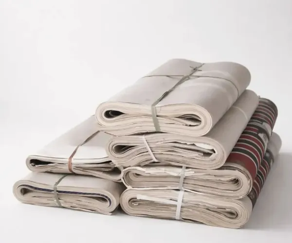 Jornal velho limpo para pets.