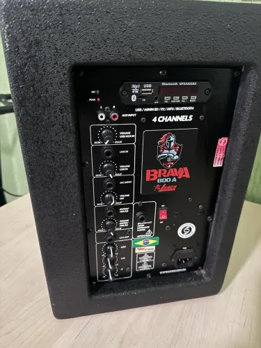Caixa amplificada Leacs BRV800 ATV - 800 / 150W RMS 8