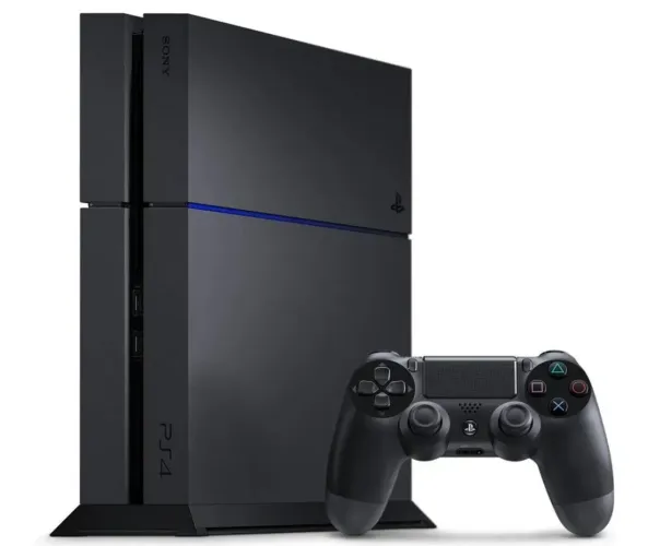 PS4 Fat (Novissimo) + Joystick original + 4 jogos