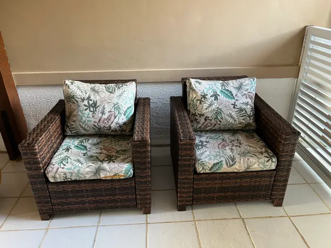 Poltronas para jardim/varanda/piscina