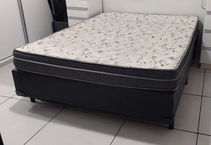 Cama Casal Ortobom (Base+Colchão)