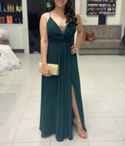 VESTIDO SOCIAL VERDE - NATAL/RN 