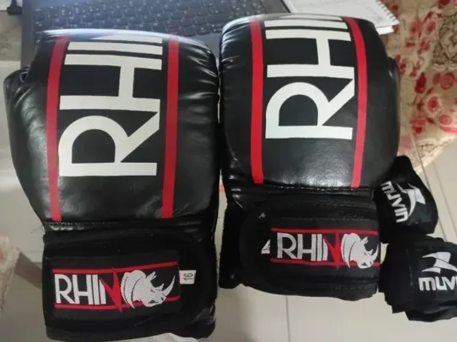 Luva De Boxe Muaythai Box Rhino Profissional