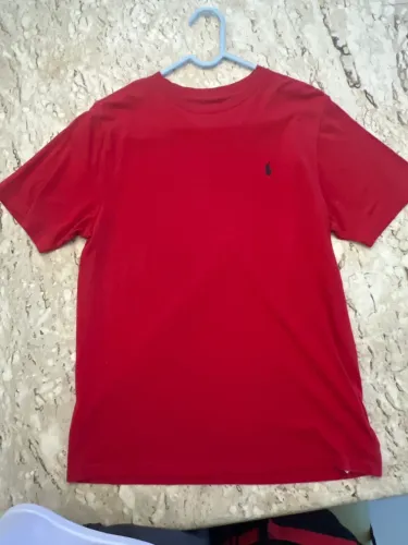 Camiseta Ralph Lauren vermelha PP