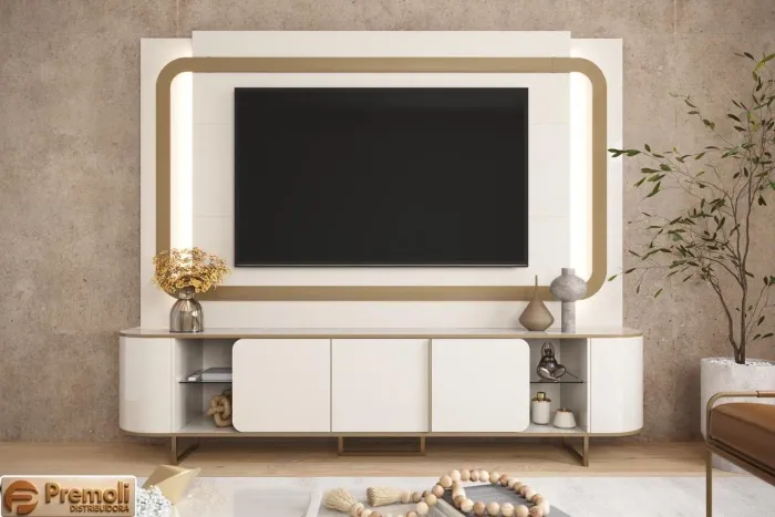 Home Atlanta 240cm Para TV 75 Pol Lukaliam