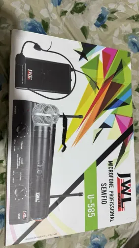 ?VENDO KIT DE MICROFONES SEM FIO JWL U-585! 500 REAIS