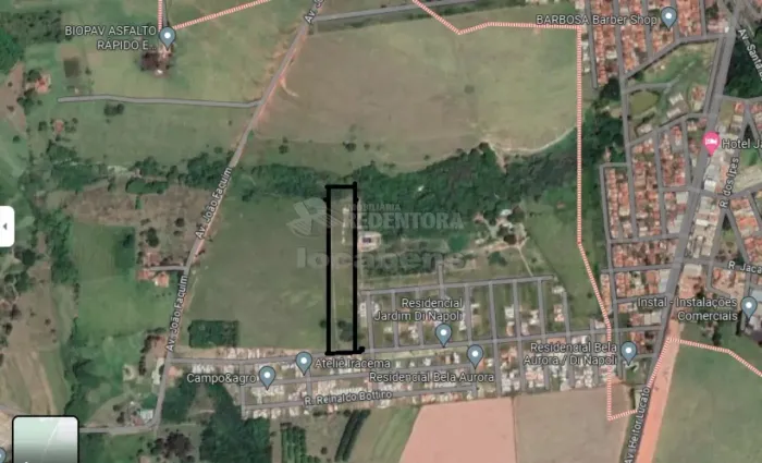Cedral - SP- Área à Venda - Divisa com Residencial Di Napoli