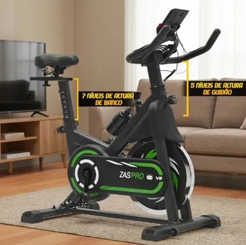 Bicicleta Spinning Ergométrica - Roda até 20kg